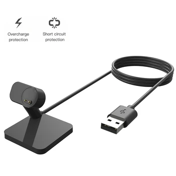 USB Şarj Dock Akıllı Bilezik Şarj Kablosu Tabanı Xiaomi Mi Band için 5 6 7 NFC Açık Şarj Malzemeleri