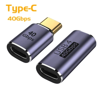 USB4. 0 40Gbps OTG Adaptör Thunderbolt3 8K@60Hz 100W 5A USB C Tipi C Hızlı Şarj Dönüştürücü USB C Veri macbook adaptörü
