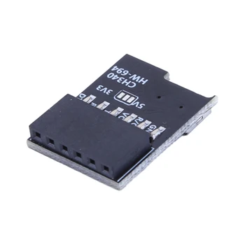 WEMOS CH340G USB Seri Modülü 5V 3.3 V mikro USB Seri Port Modülü elektronik bileşenler