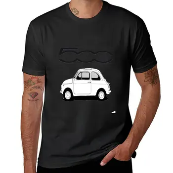 Yeni Fiat 500 T-Shirt anime sevimli giysiler t shirt erkek tişörtü bir erkek için erkek beyaz t shirt