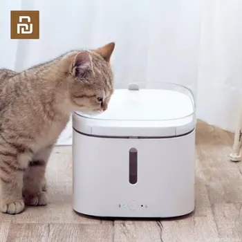 Yeni Youpin Yavru Yavru Pet su sebili Kedi Oturma su çeşmesi 2L Elektrikli Çeşme Otomatik Akıllı Köpek İçme Kaseleri