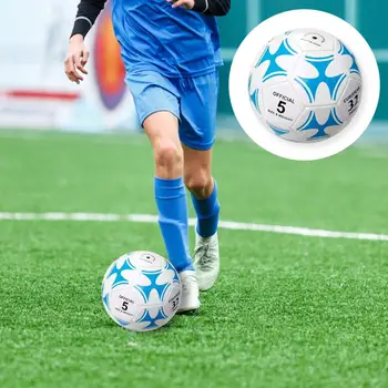 Yetişkinler Gençler için profesyonel Ayak Topu Boyutu 5 Resmi Futbol Açık Spor Eğitimi Futbol Topu Su Geçirmez PVC Futbol