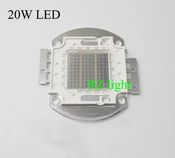 Yüksek Güç LED Çip 20 W Mavi COB LED Boncuk Ampul 490nm Epileds DIY LED Projektör Spot