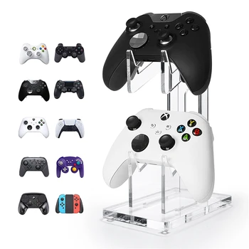 Çift Denetleyici Standı PS5 için PS4 için Xbox One için NS Anahtarı Evrensel Masa Denetleyici Tutucu Oyun Aksesuarları